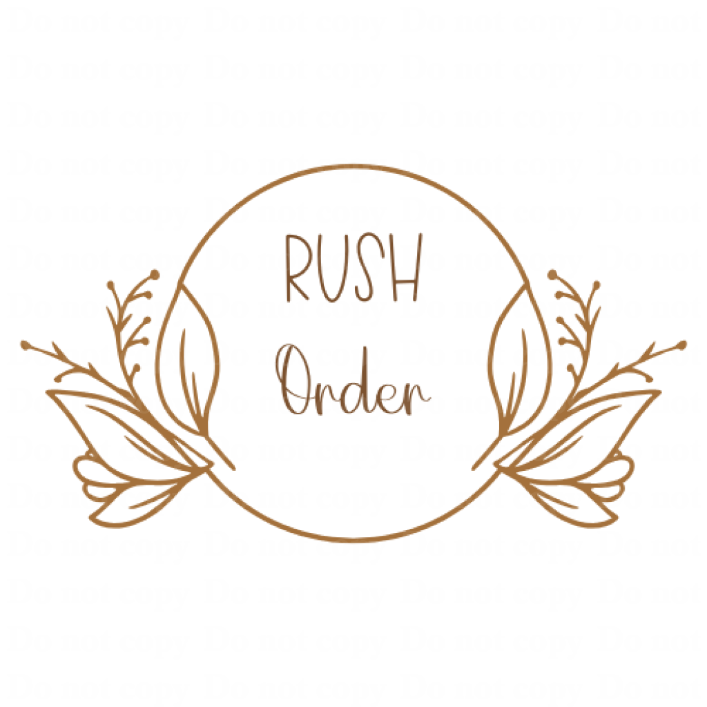 DTF RUSH ORDER transfer