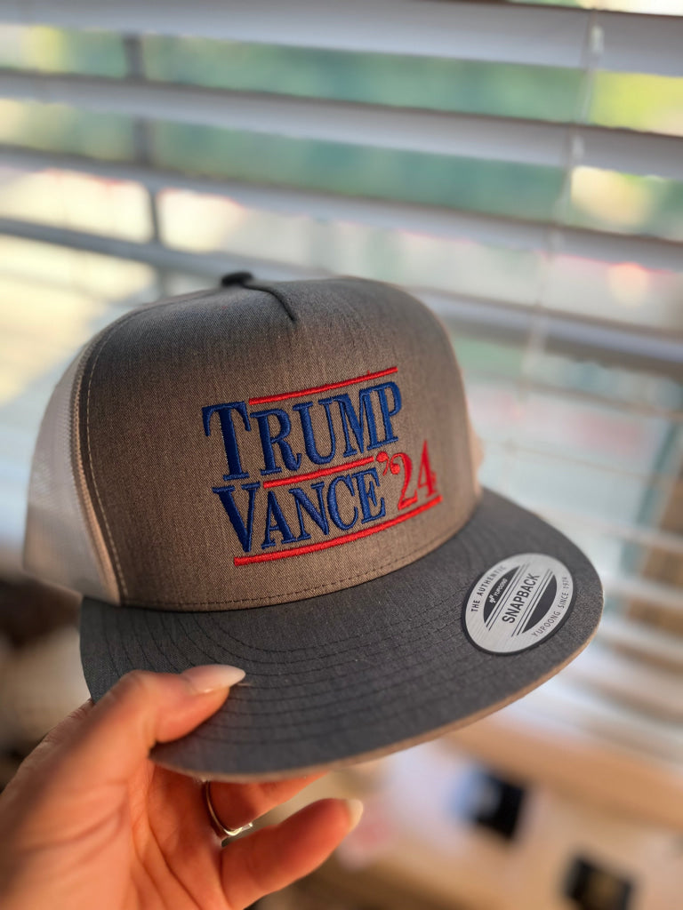 Trump Vance 2024 Embroidered Snapback