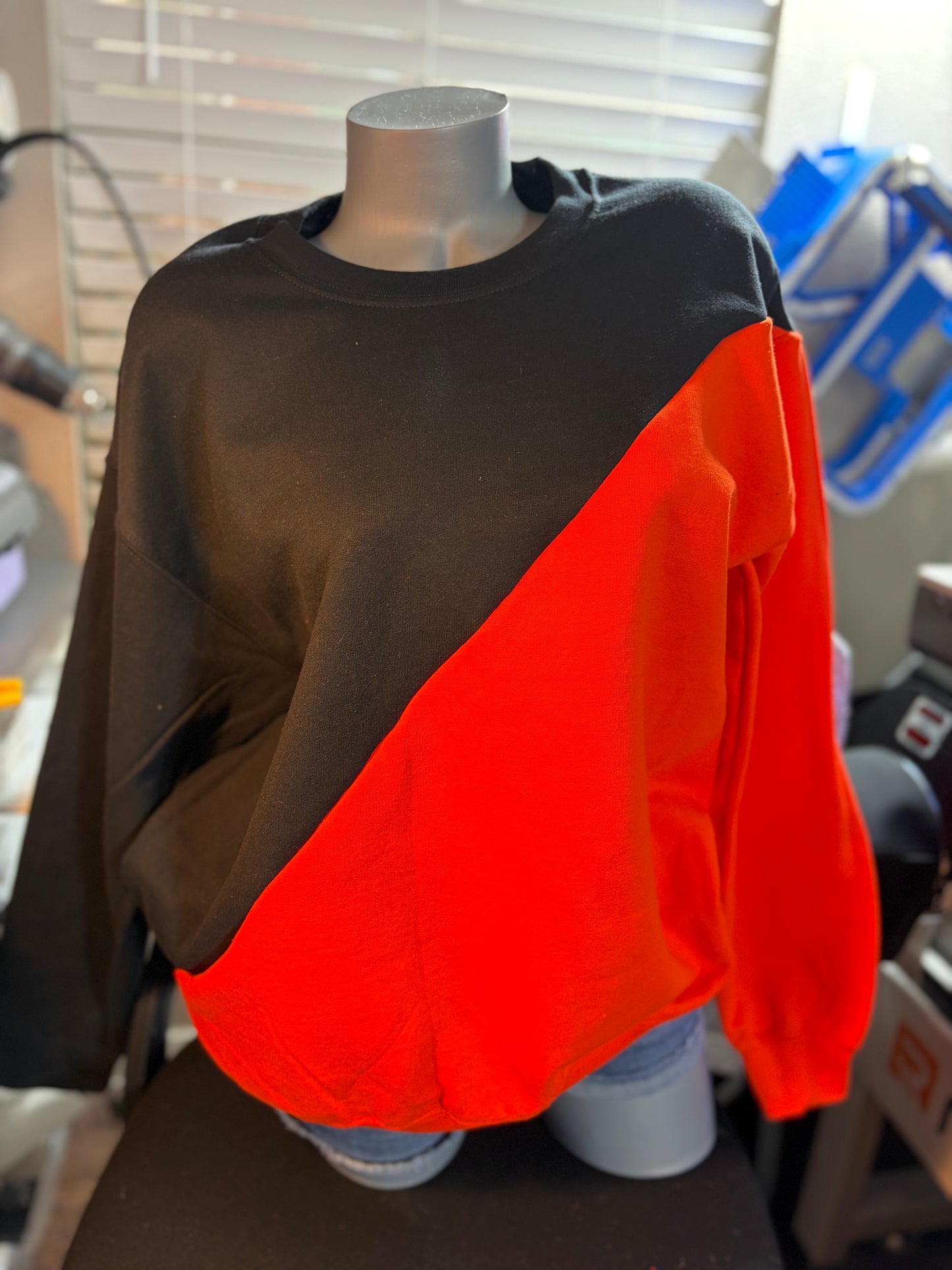 Diagonal Split Color Blanks