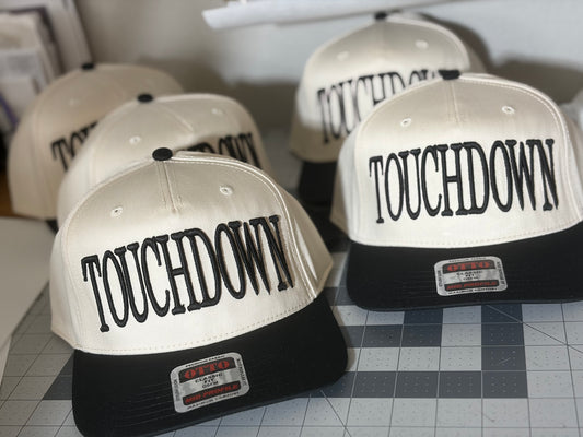 TOUCHDOWN 3D Puff Embroidered Hat