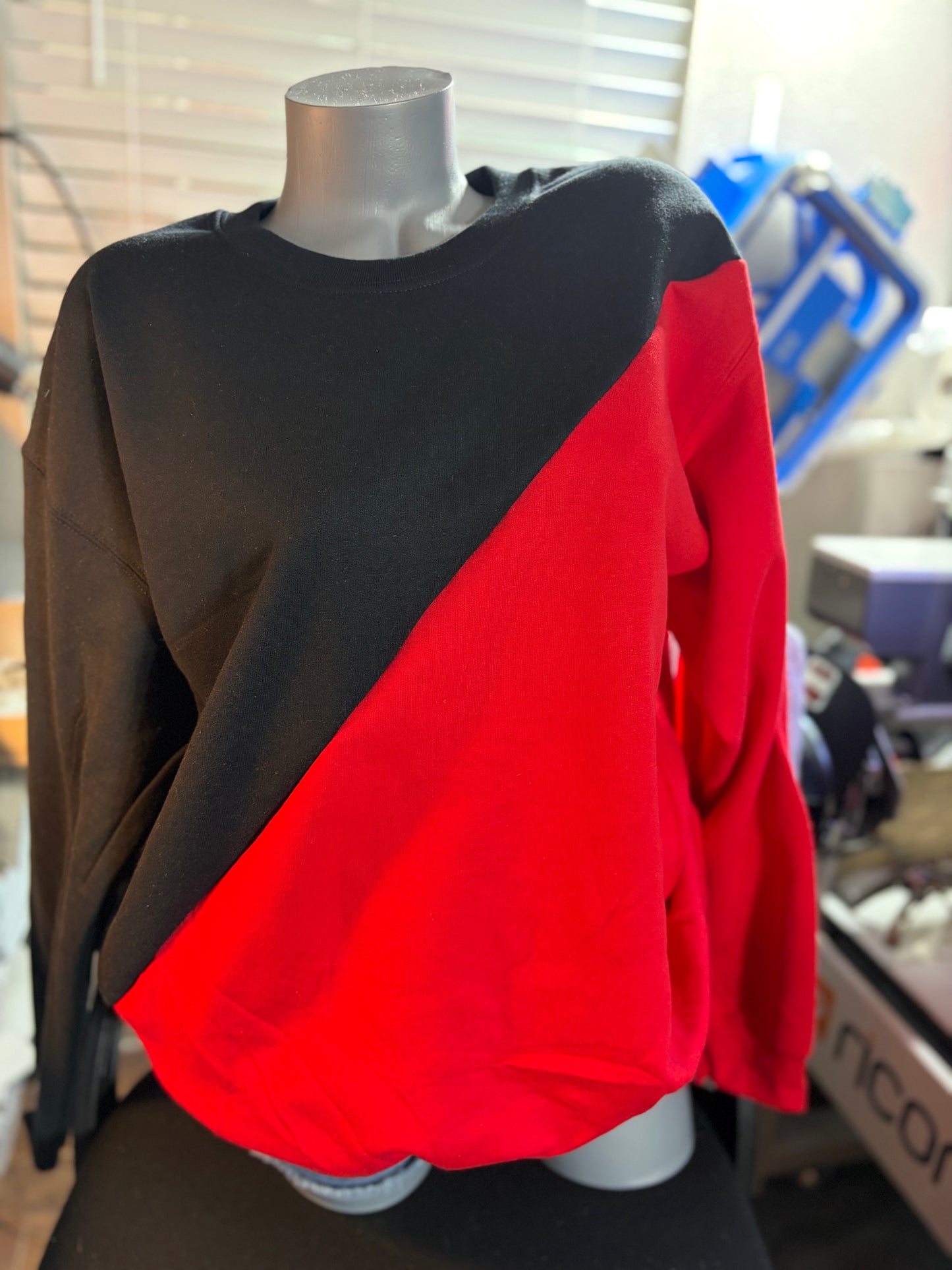 Diagonal Split Color Blanks