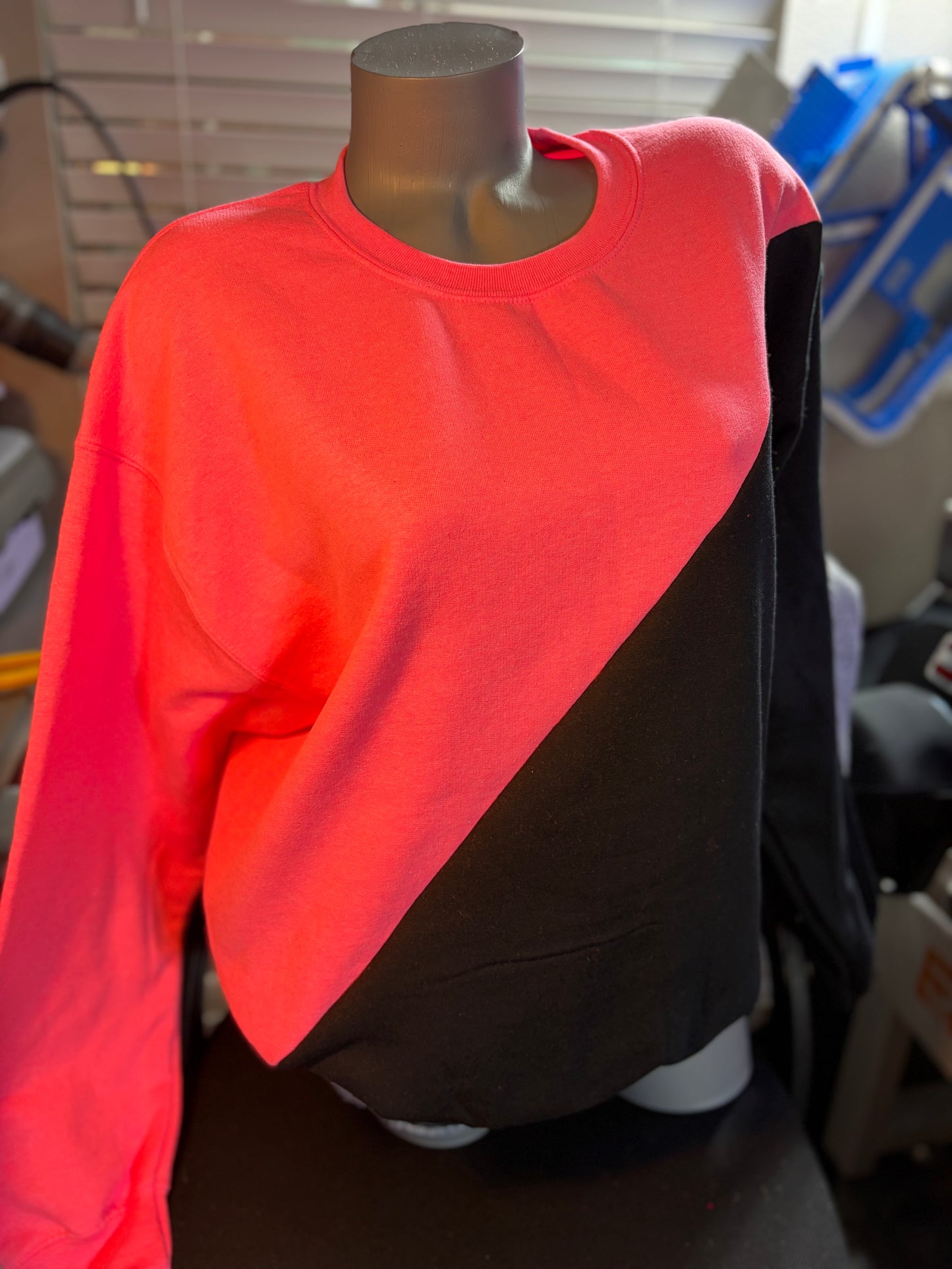 Diagonal Split Color Blanks