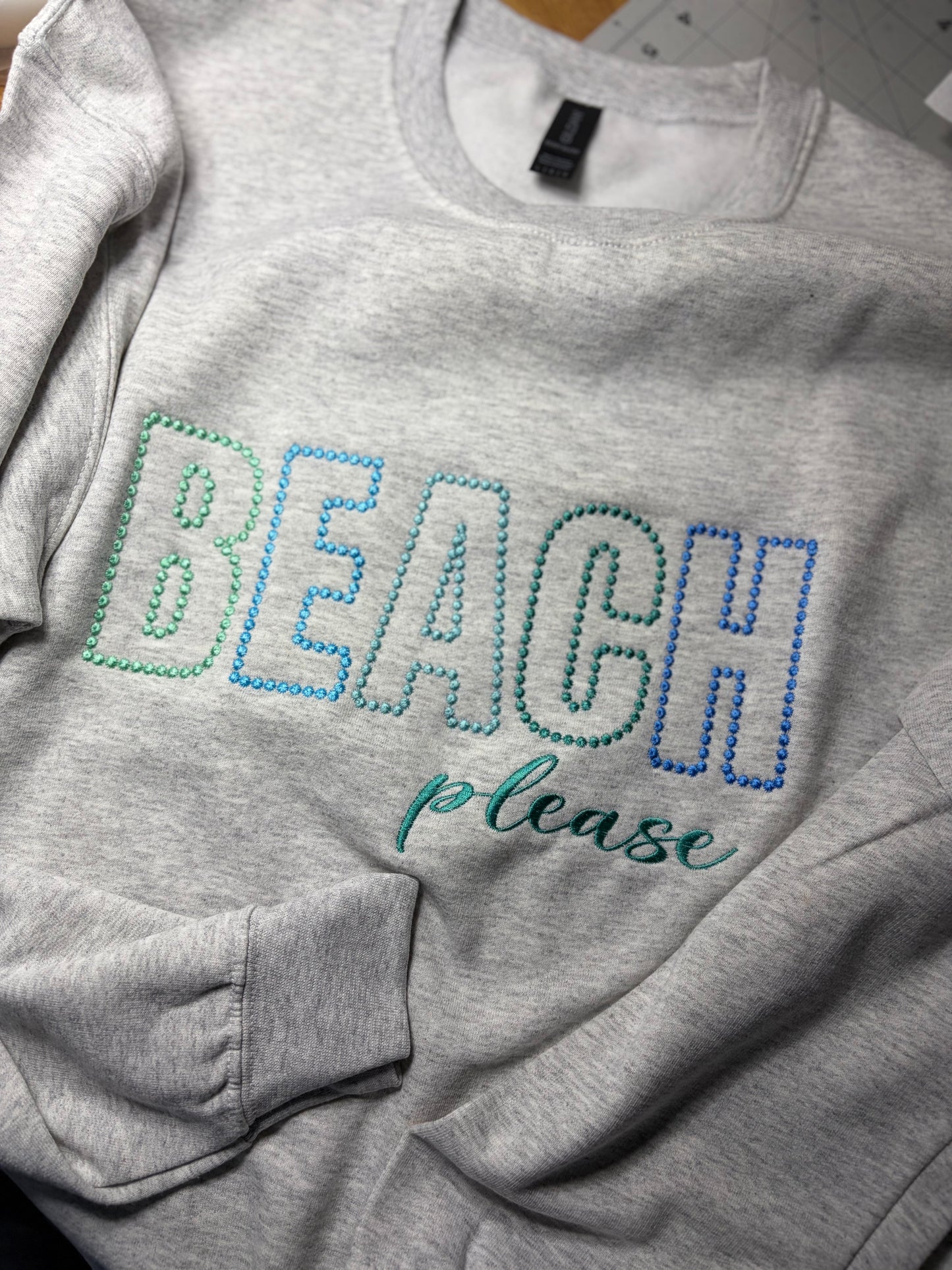 Pearl Stitch custom crewneck