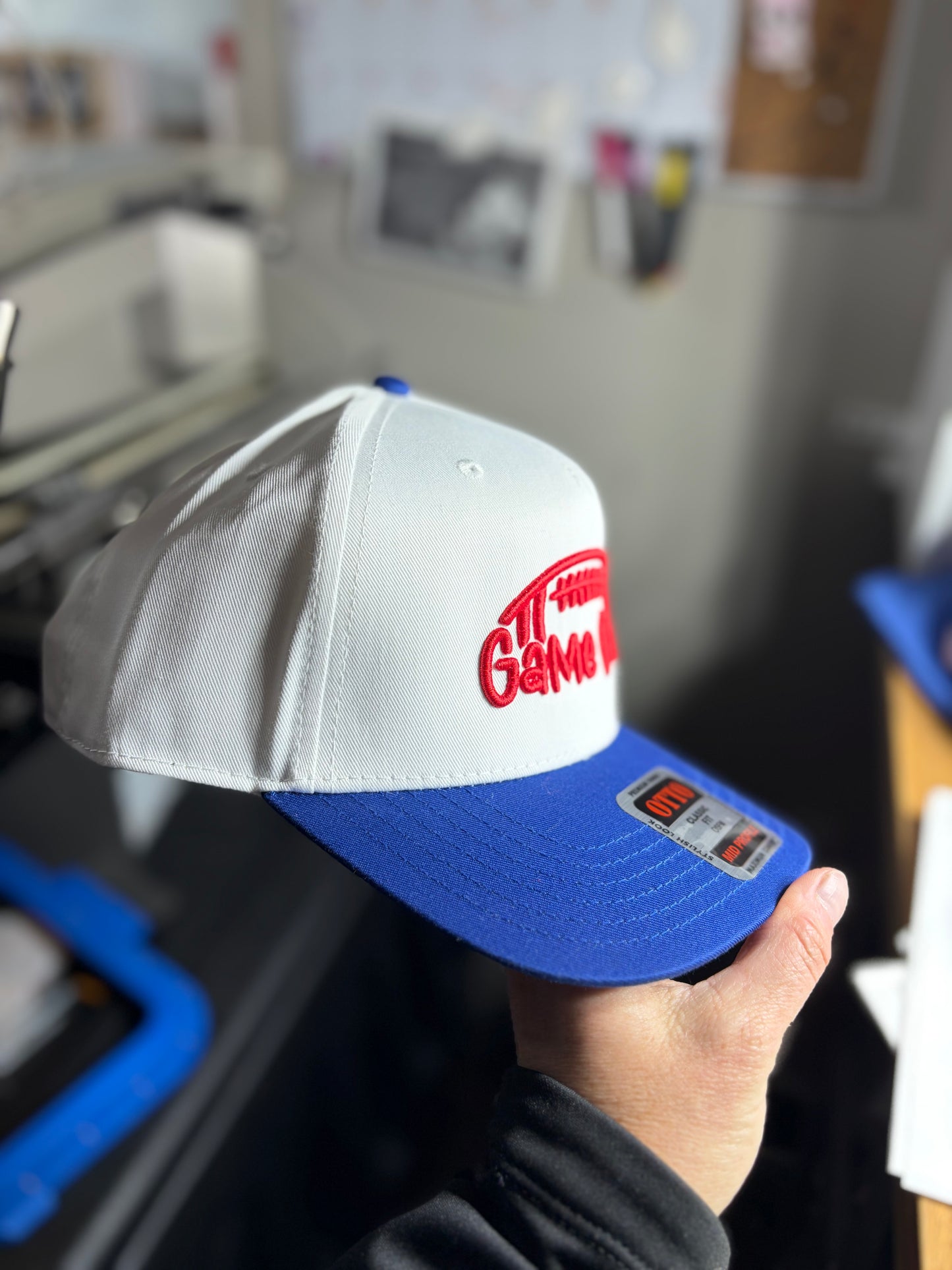 Football Game Day 3D Puff Embroidered Hat