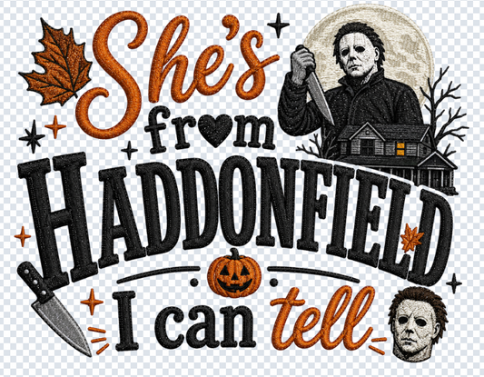 She's From Haddonfield (knives) PNG