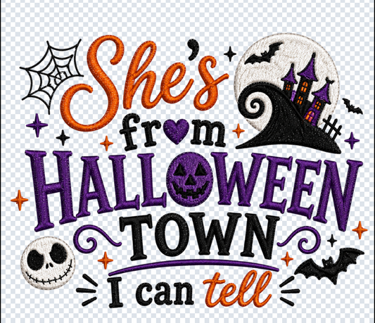 She's From Halloween Town PNG