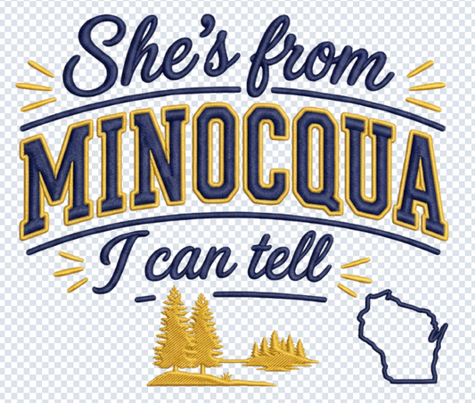 She's From Minocqua PNG
