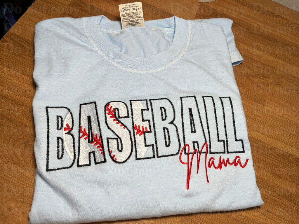 Baseball Mama Embroidered