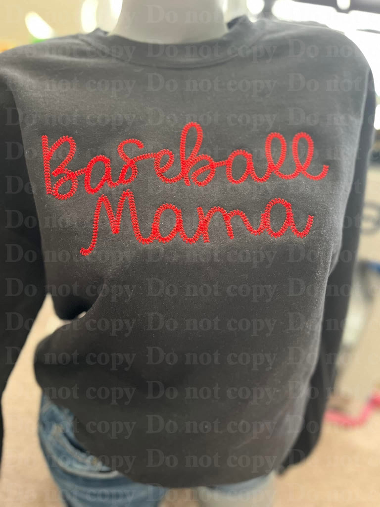 Baseball stitches (any word)