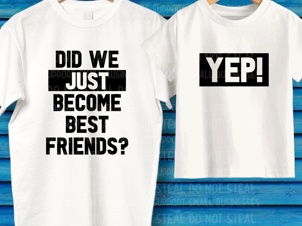 Best Friends Black Shirts