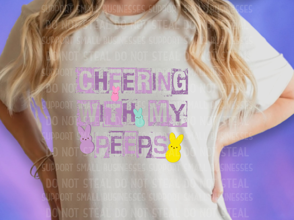 Cheering With My Peeps Shirts