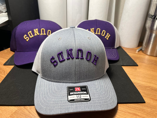 Curved Upside Down 3d Embroidered Hat