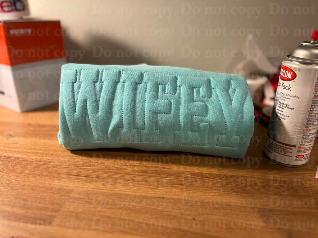 Custom 3D Embossed Embroidery