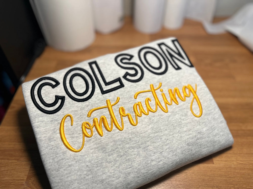 Custom Puff Embroidery