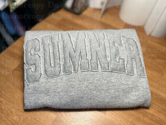 Custom Sweatshirt Appliqué Embroidery