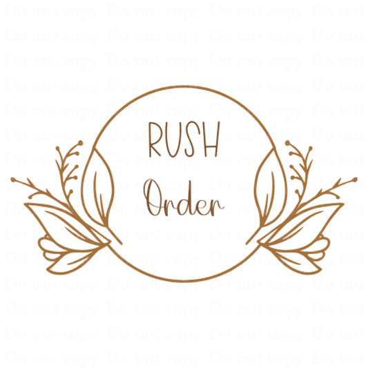 DTF RUSH ORDER transfer
