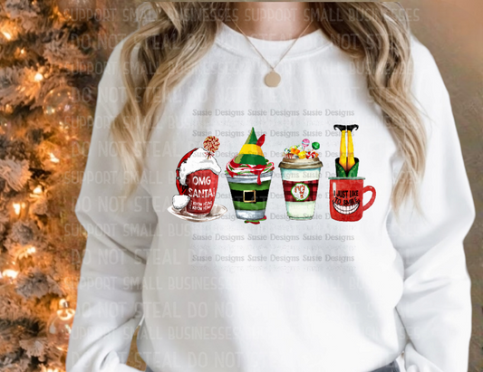 Elf Christmas Coffee Shirts