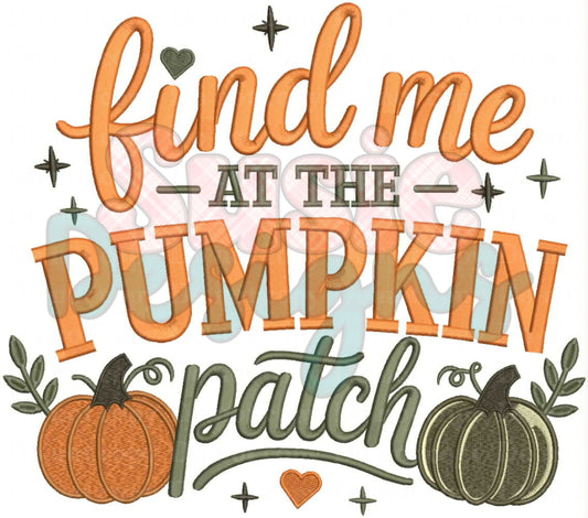 Find me at the pumpkin patch digital