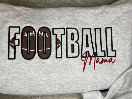 Football Fill Embroidered
