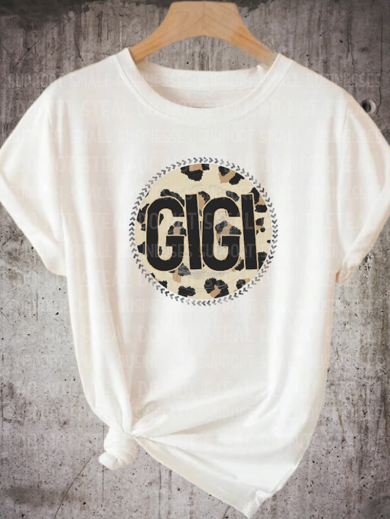 Gigi Leopard Distressed Shirts