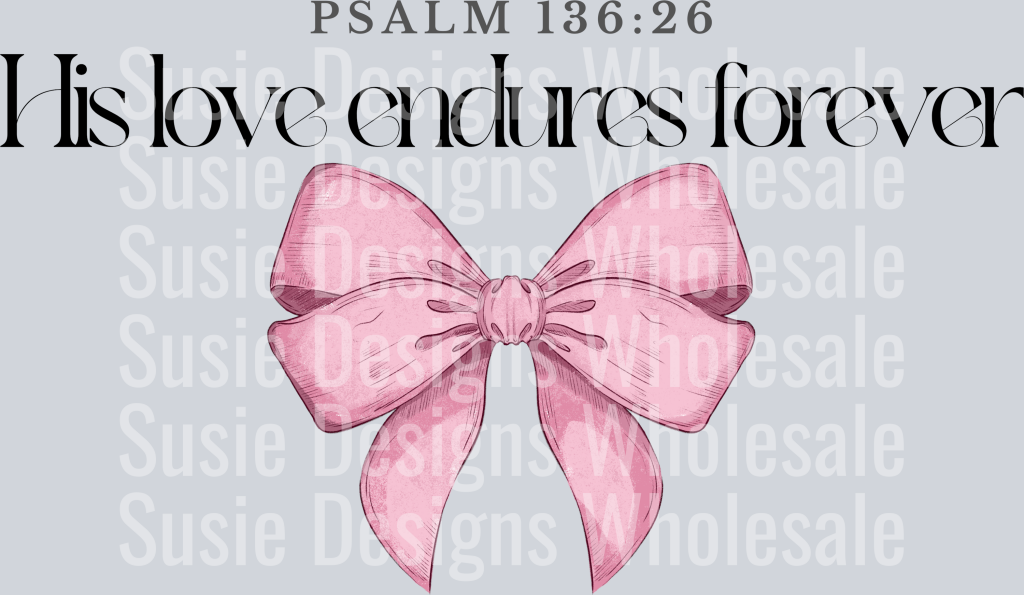 his love endures forever black