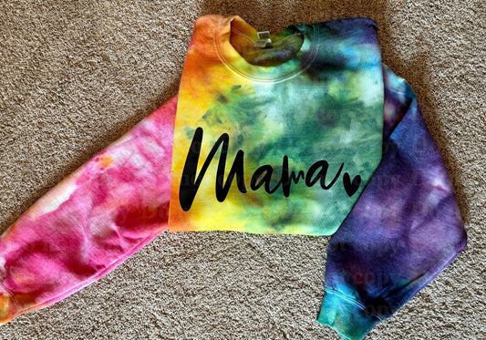 Ice Dyed Custom Crewneck Shirts