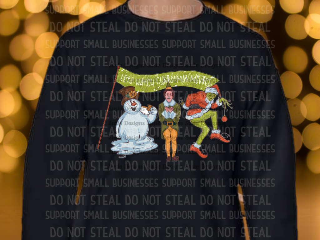 Let’s Watch Christmas Movies Shirts