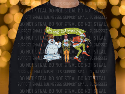 Let’s Watch Christmas Movies Shirts