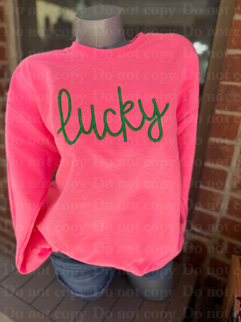 Lucky puff embroidered