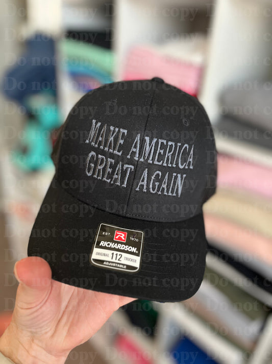 Make America Great Again Embroidered Hat