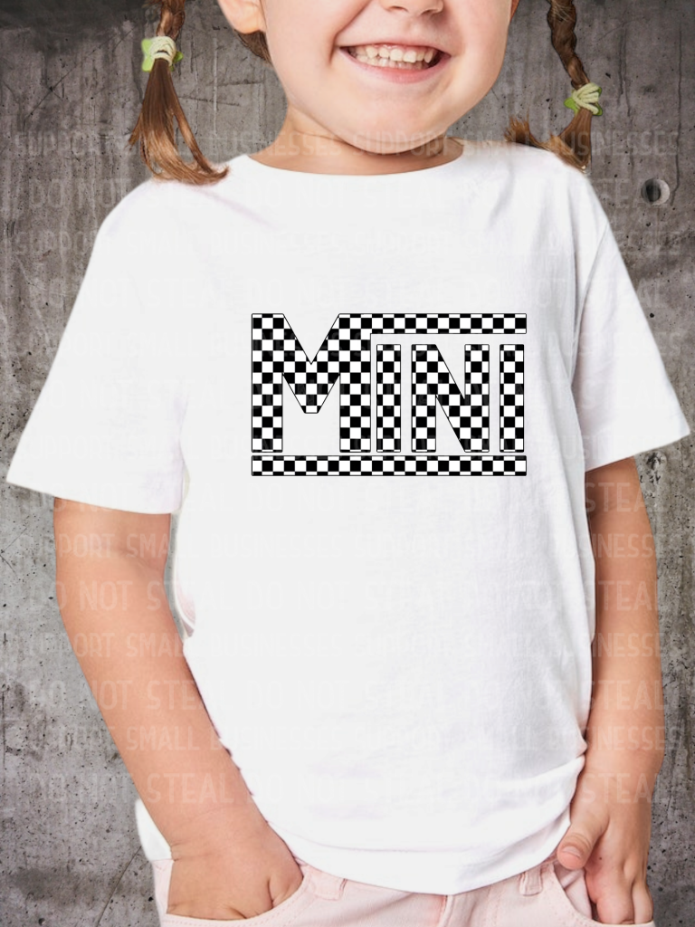 Mini Checkered Flag Shirts