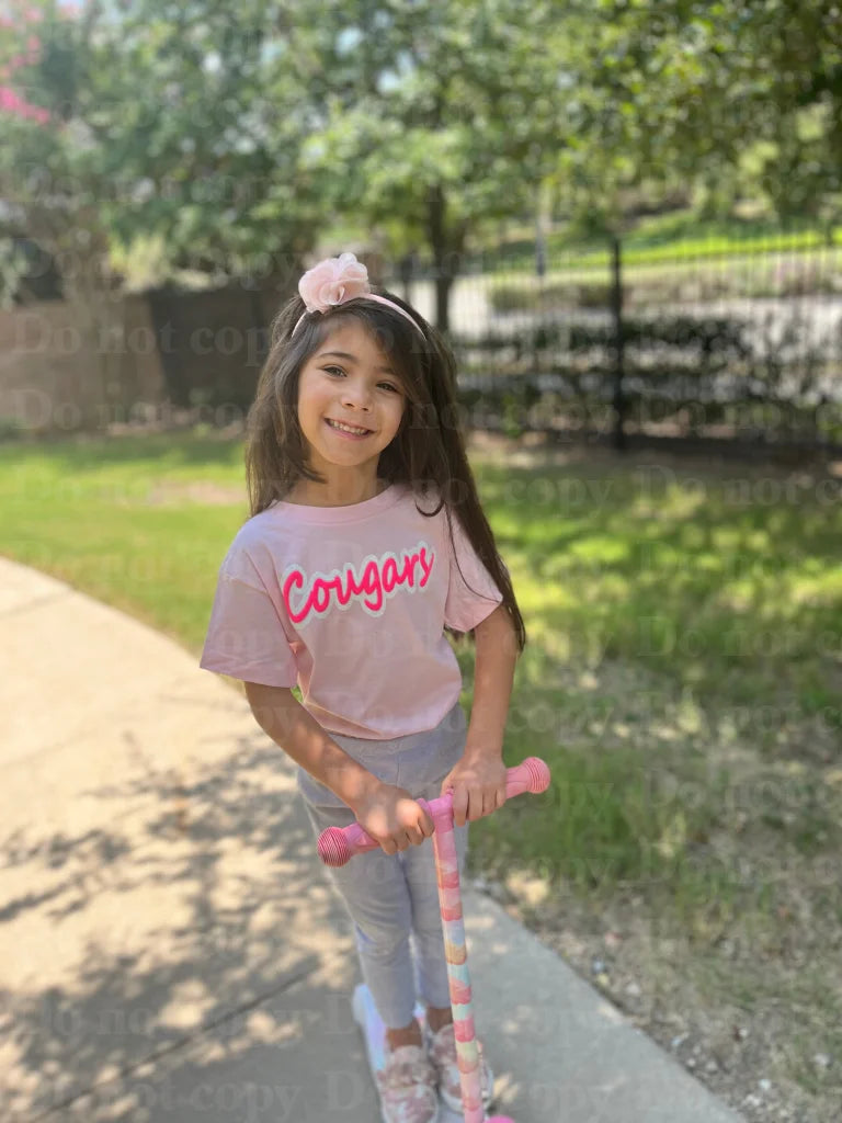 Mascot Glitter Puff Shirts