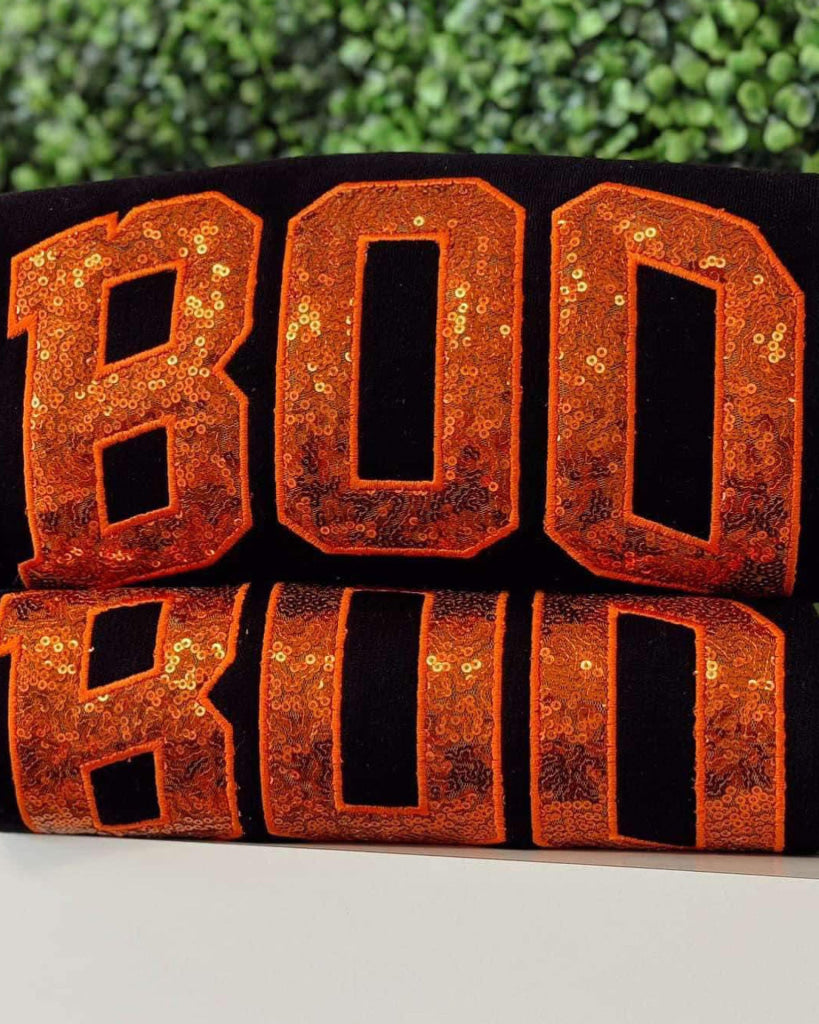 Name Sequin Appliqué Embroidered