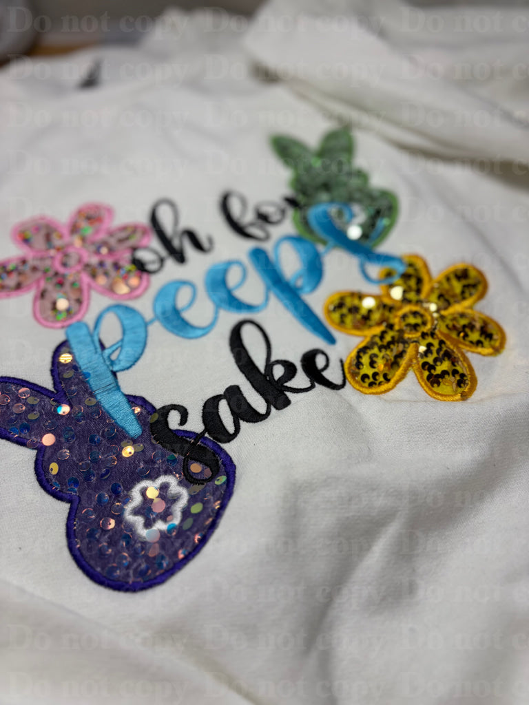 Oh for Peeps Sake sequin