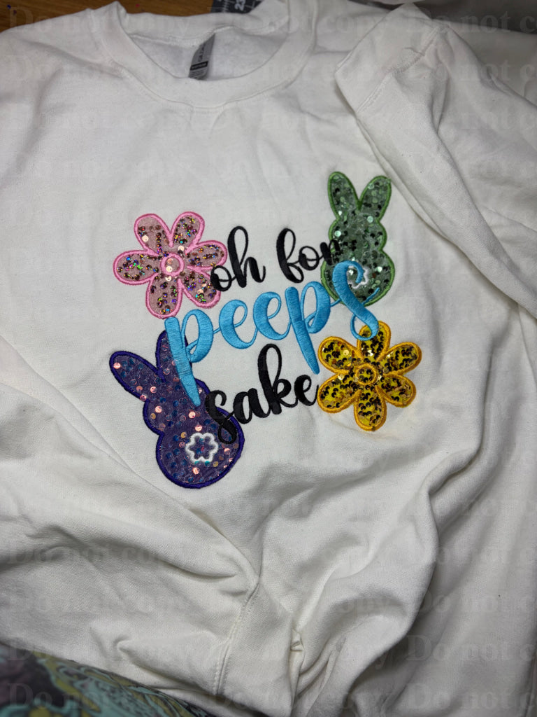 Oh for Peeps Sake sequin