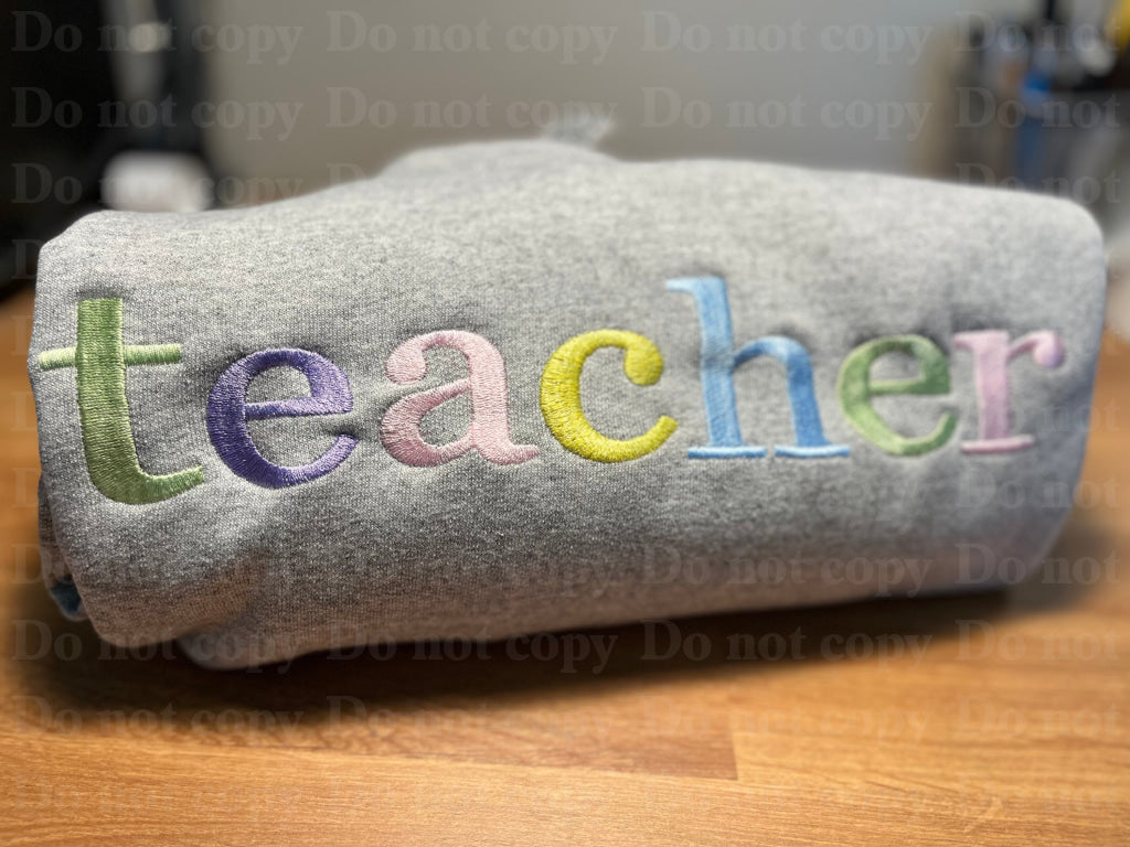 Pastel Embroidery