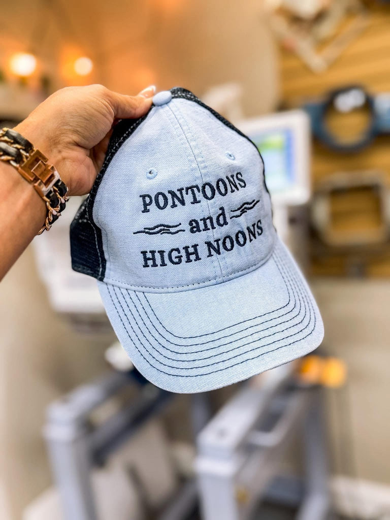 PONTOONS AND HIGH NOONS embroidered Richardson hat