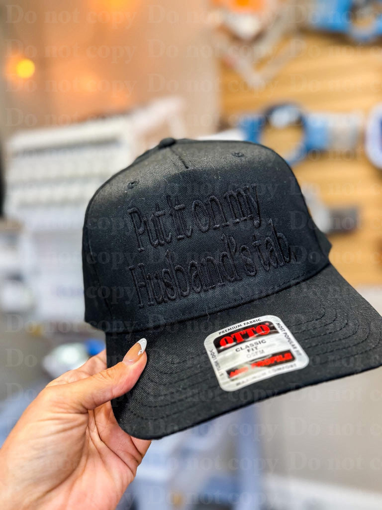 PUT IT ON MY HUSBANDS TAB embroidered otto SnapBack