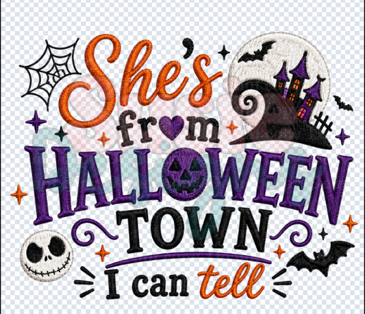 She’s From Halloween Town PNG