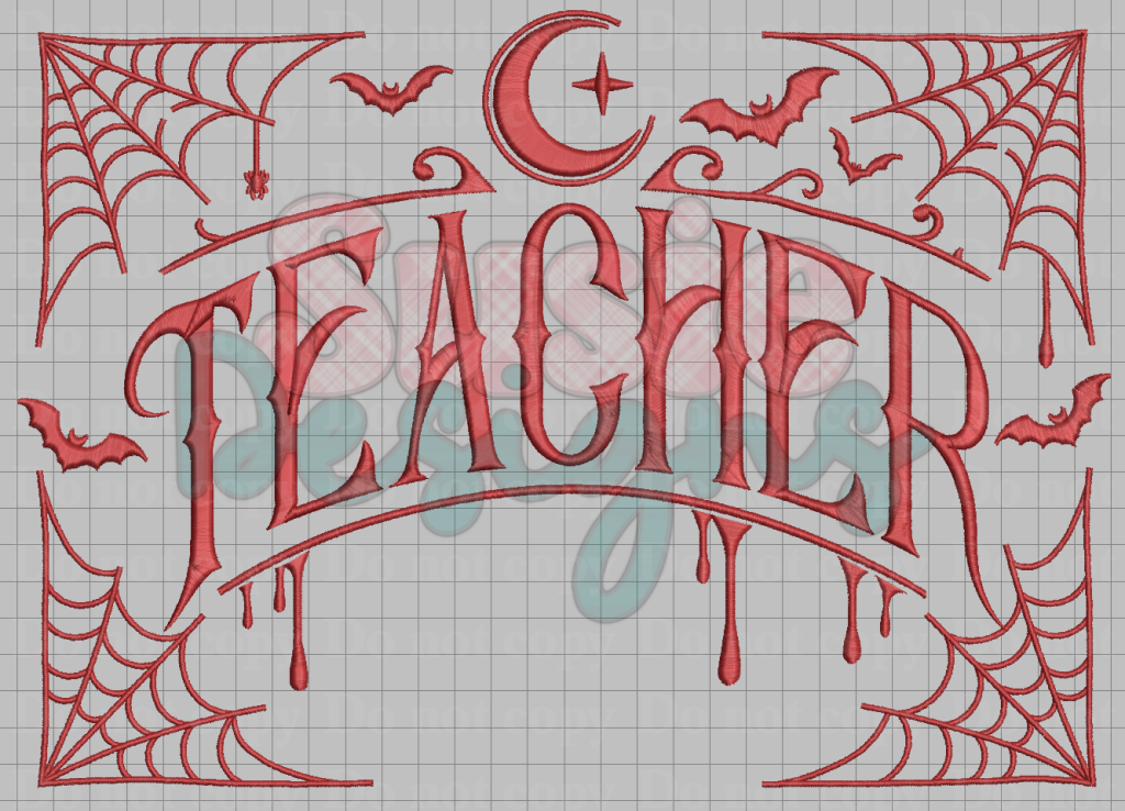Spooky Drip Teacher Digital