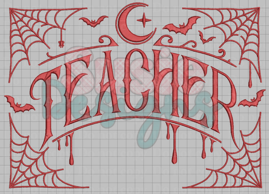 Spooky Drip Teacher Digital