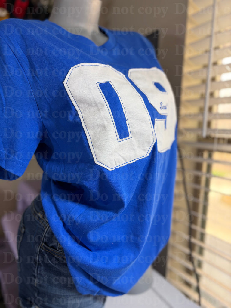 Sport Number T-shirt Applique