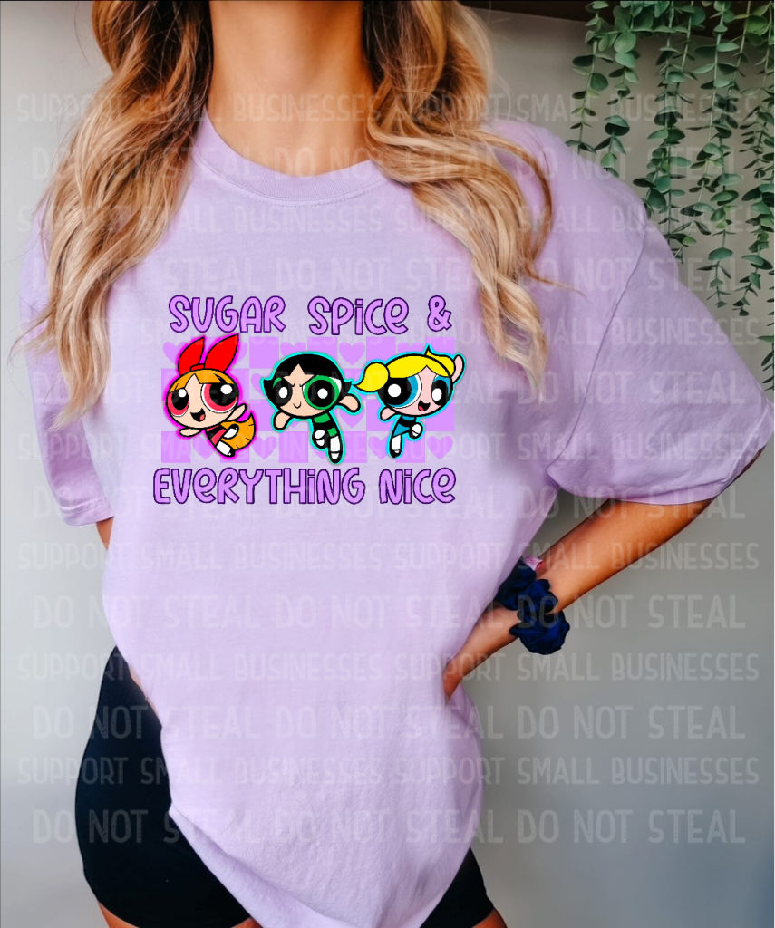 Sugar Spice And Everything Nice Shirts