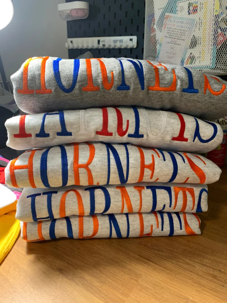 Tall Serif Font Mascot 1/4 Zip