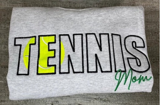 Tennis Fill Embroidered