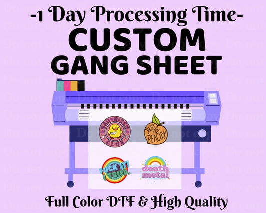 Upload Your Own Dtf Gang Sheet