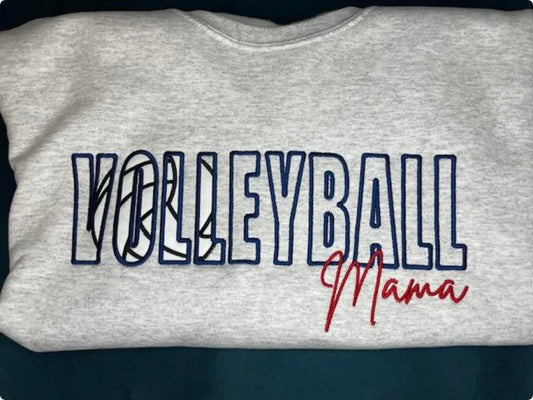 Volleyball Fill Embroidered