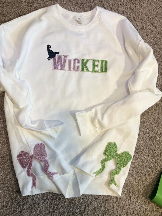 Wicked Split Bow Crewneck